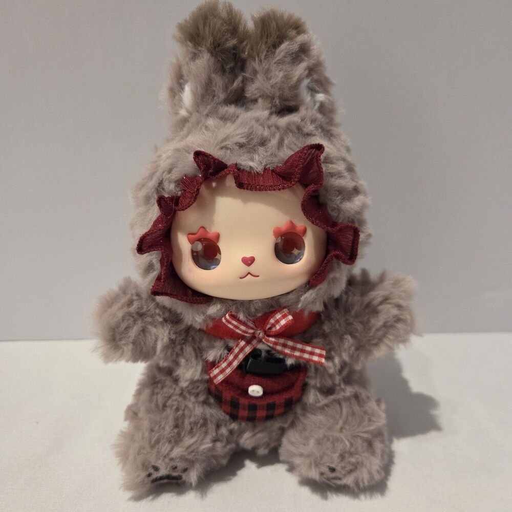 Lovely Emma Pocket Zoo Series Confirmed Blind Box Figure Plush - Grey Wolf Cub